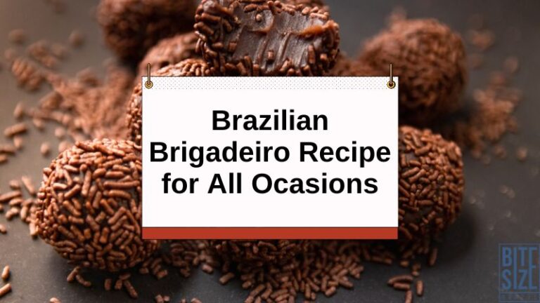 A Brigadeiro Recipe Great for Conversation and Eating - BSB